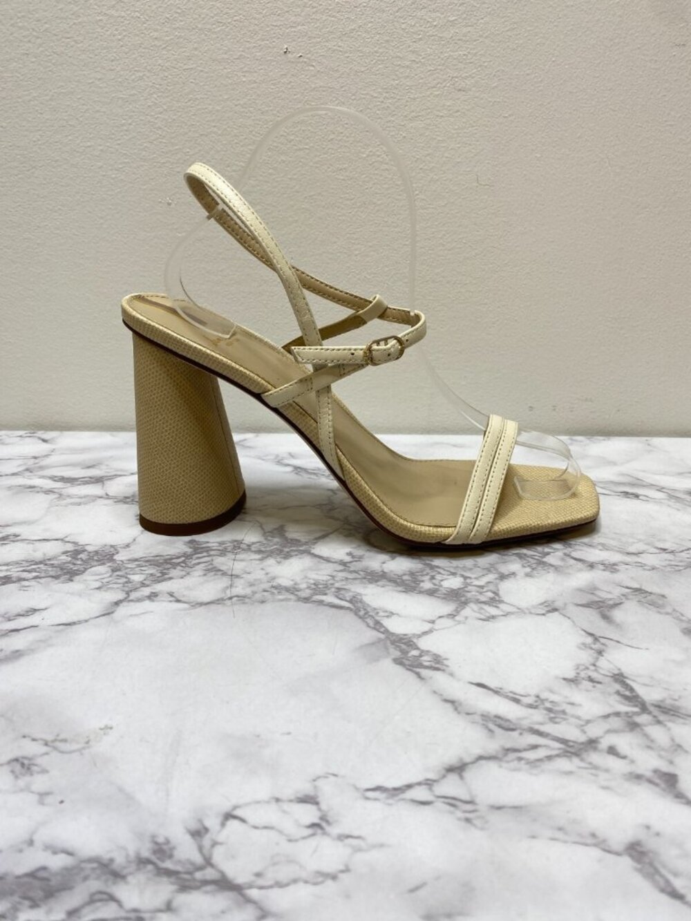 Sam Edelman Women's Kit Nude Strappy Heel Sz 8.5